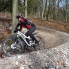 Riding the berms Riding the berms